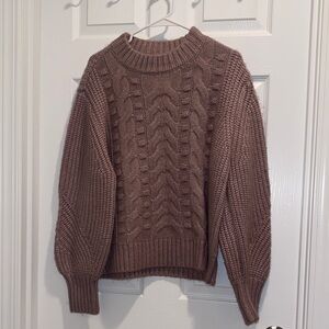 Chunky Knit Dusky Pink Sweater